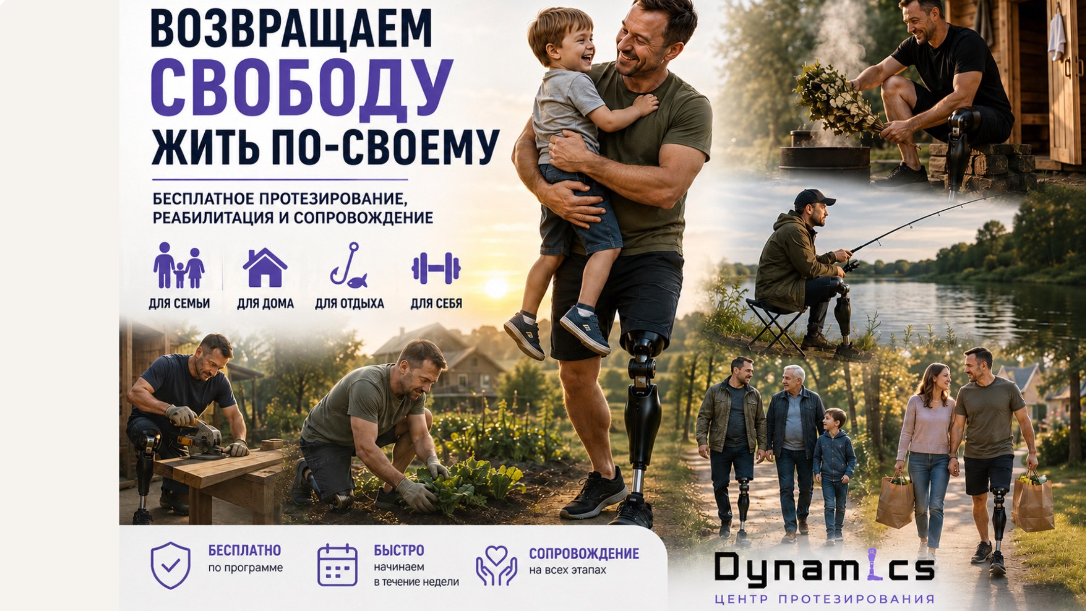 Бесплатное протезирование конечностей