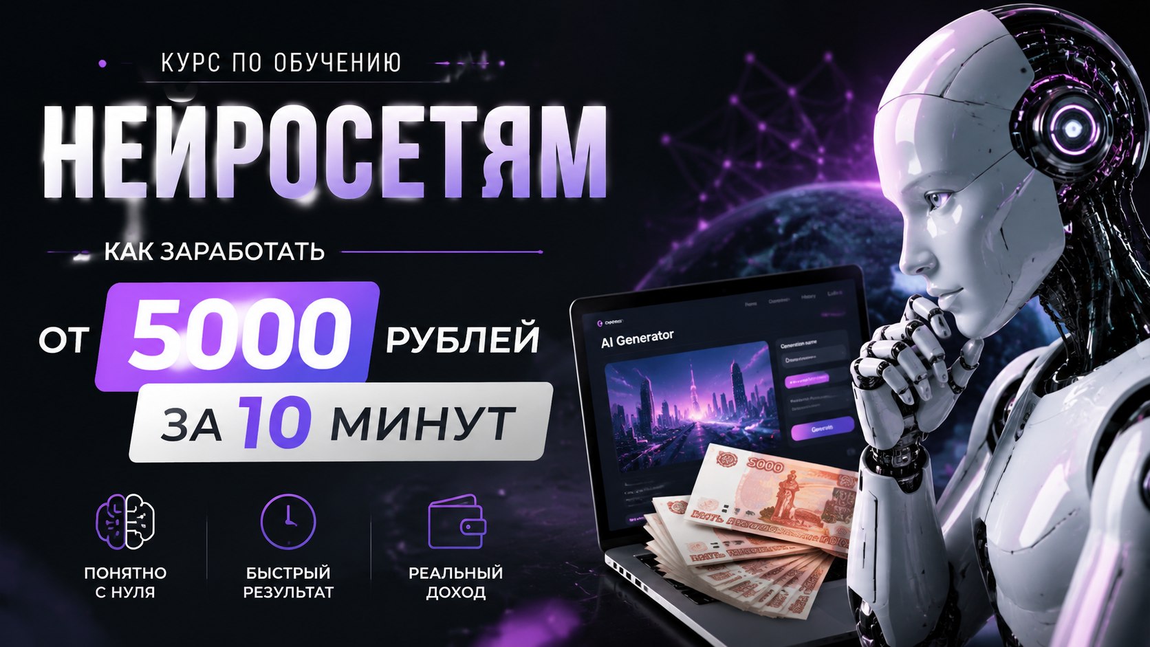 Курс по нейросетям за 0 рублей