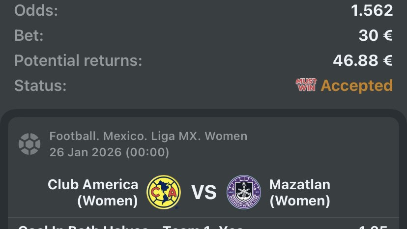 Must Win 🤑