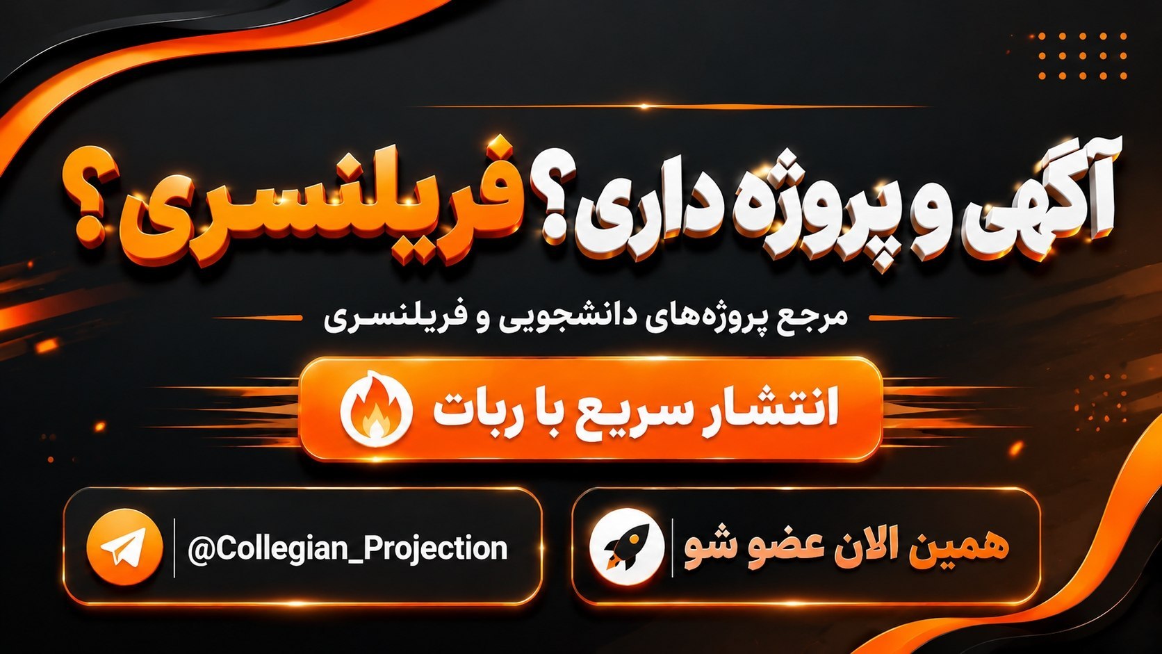 فریلنسر/ پروژه دانشجویی