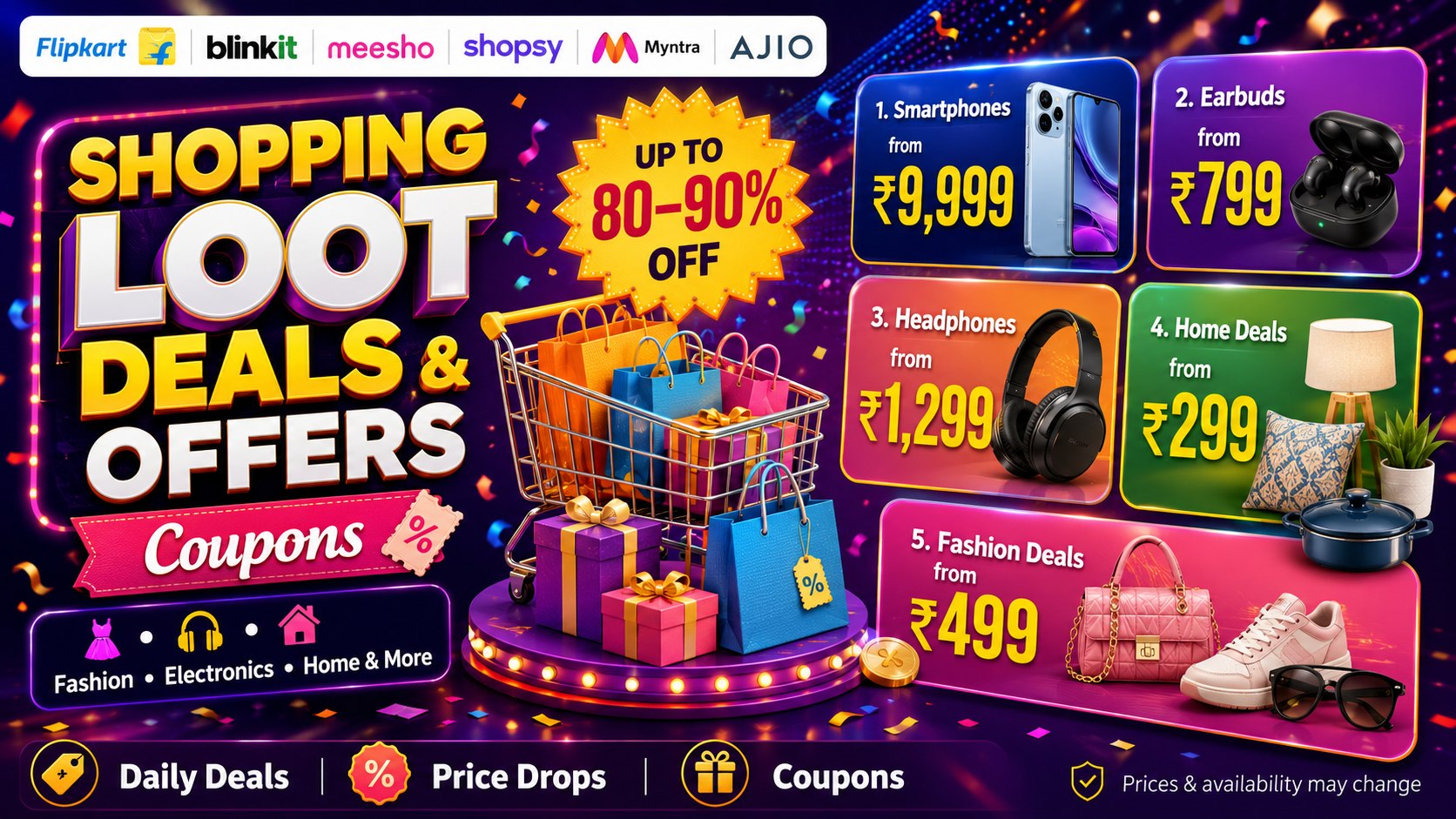 Shopping Loot Deals & Offers | Coupons