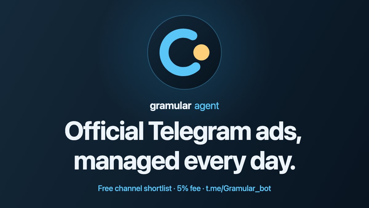 Telegram Ads Agent | Gramular